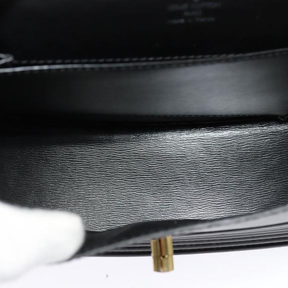 LOUIS VUITTON Epi Tilsitt Shoulder Bag Black M52482 LV Auth ep7891 - Picture 10 of 16